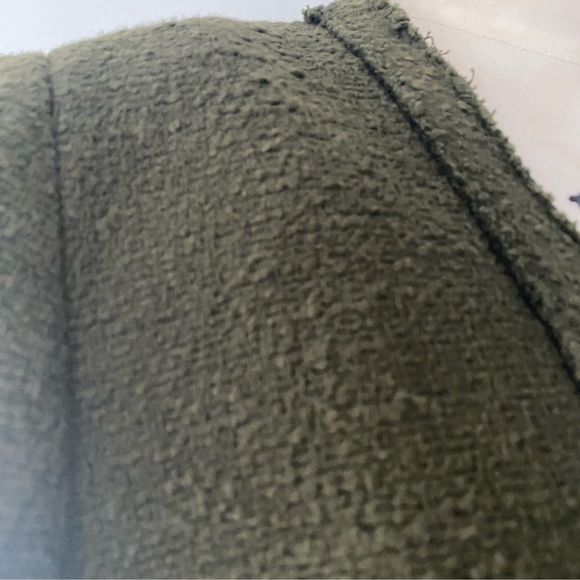 Blogger’s Fave! Zara Textured Shoulder Pad Jacket Blazer - S - Picture 8 of 13